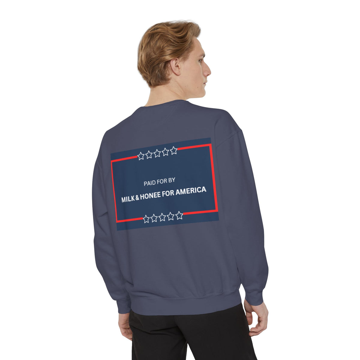 FAFO 2026 Sweatshirt — Political Parody Crewneck (Milk & Honee for America)