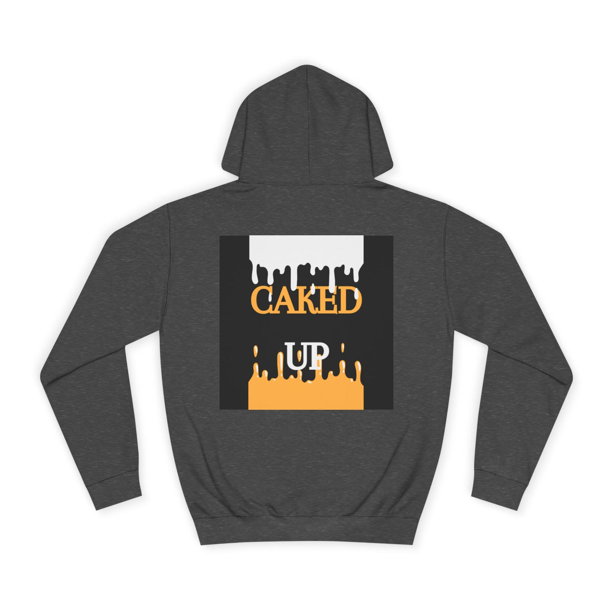 M&H Hoodie — "Caked Up" Graphic College Pullover