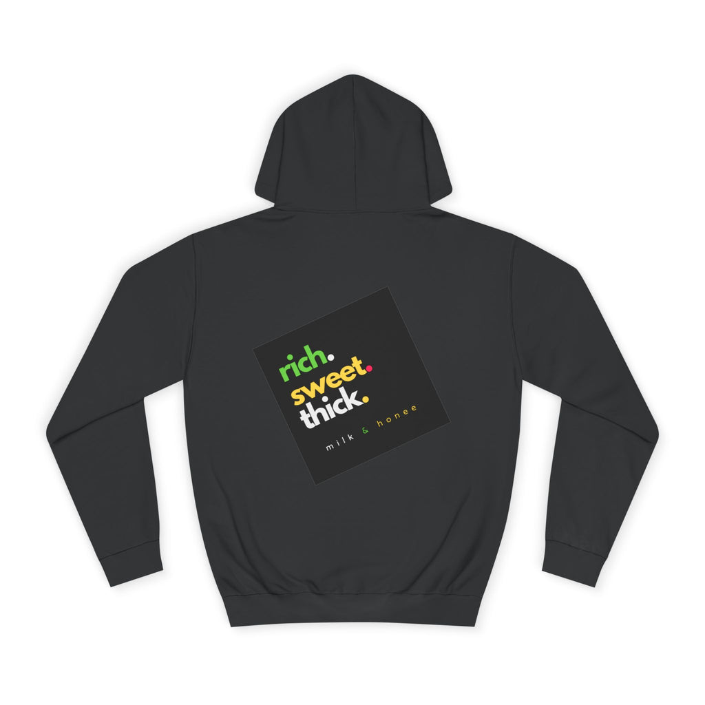 "Rich Sweet Thick" Graphic College Pullover