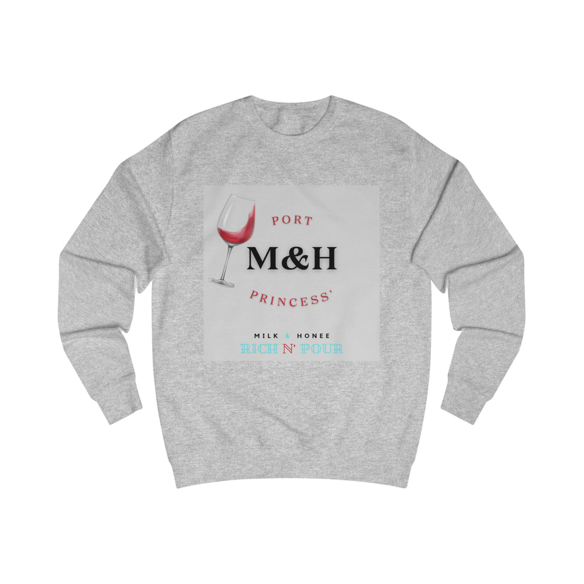 "M&H" Princess Sweatshirt — Port Milk N' Honee Crewneck