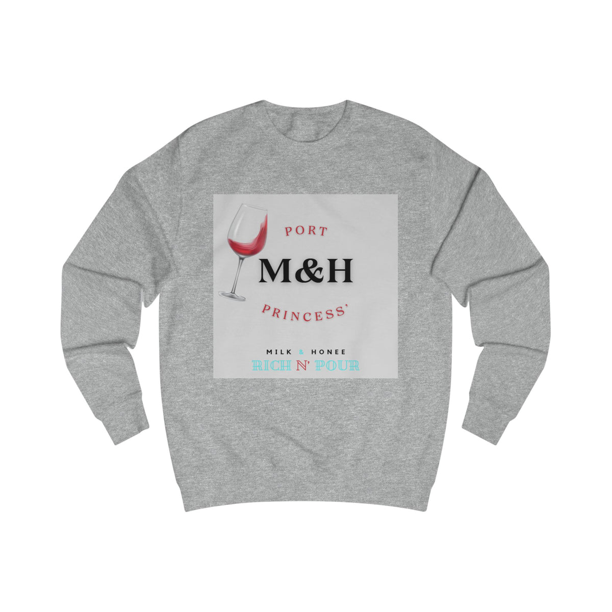 "M&H" Princess Sweatshirt — Port Milk N' Honee Crewneck