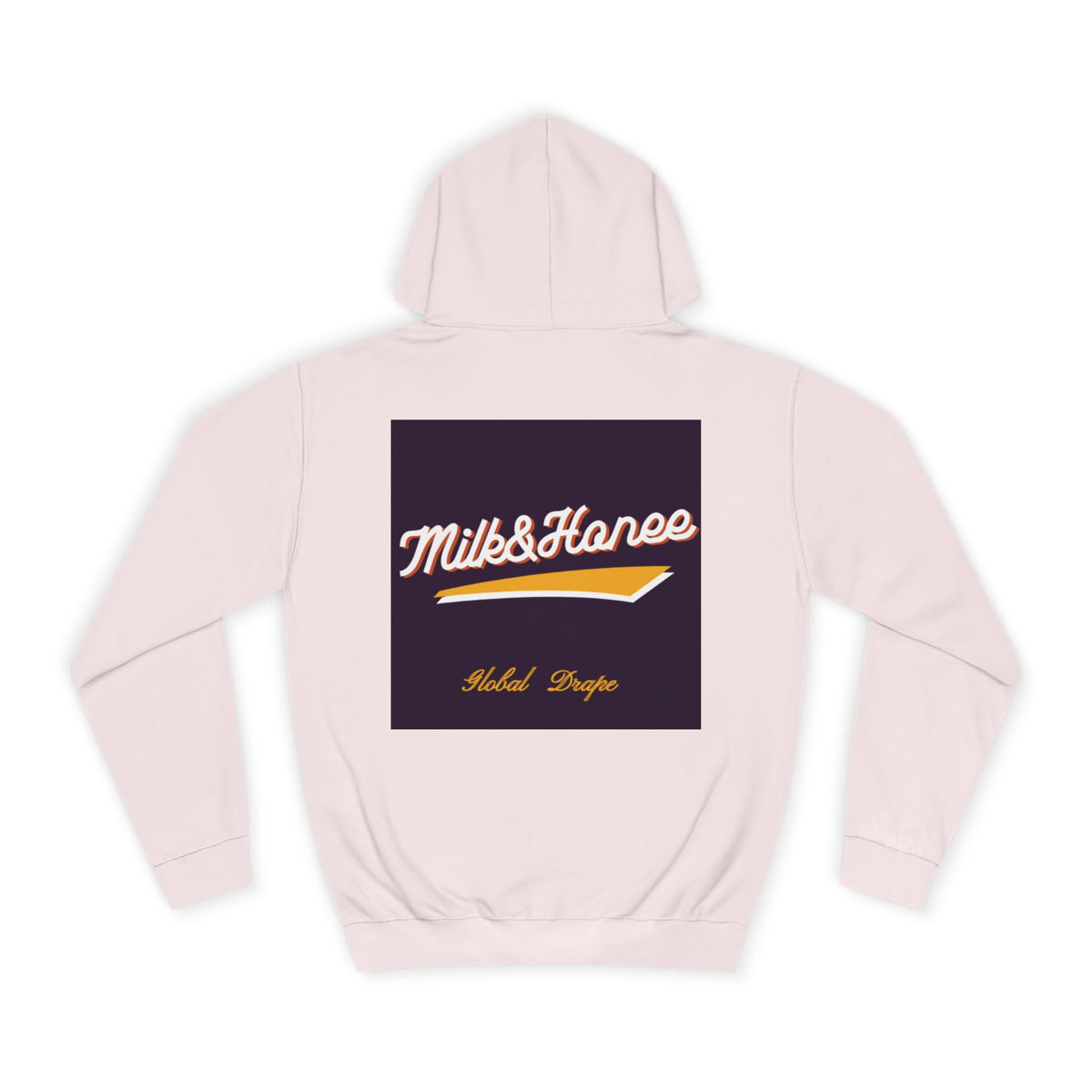 M&H Hoodie — "Drape" Graphic College Pullover