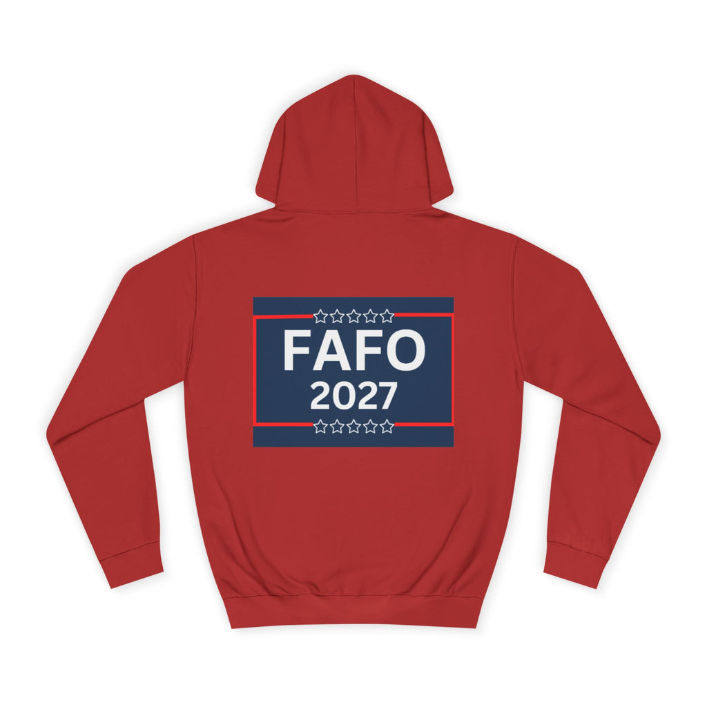 M&H Hoodie — "FAFO27" Graphic College Pullover