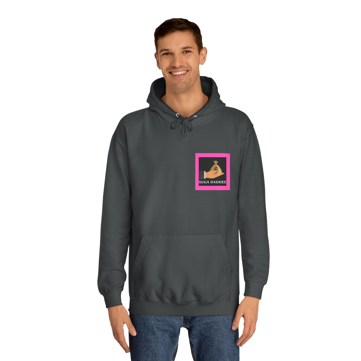 College Hoodie — Retro Neon 'Royale' Graphic Pullover