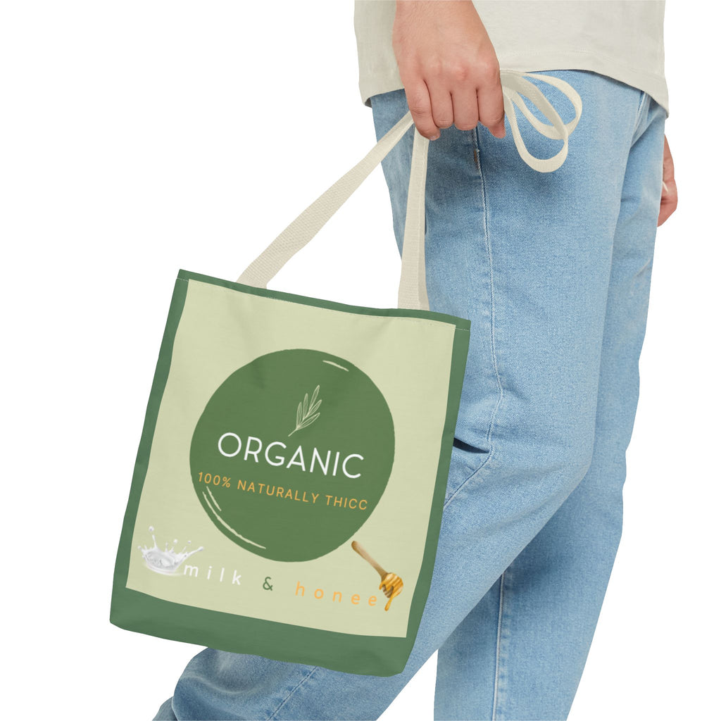 ALT Organic Milk & Honee Tote Bag — Natural, Eco-Friendly Market Tote