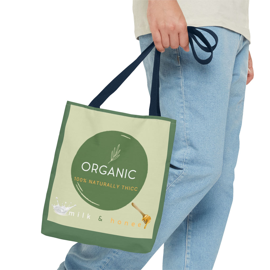 ALT Organic Milk & Honee Tote Bag — Natural, Eco-Friendly Market Tote