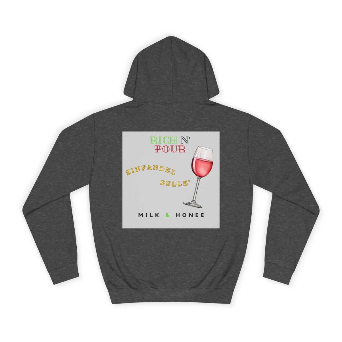 Wine Club Hoodie — "M&H Zinner" Graphic College Pullover