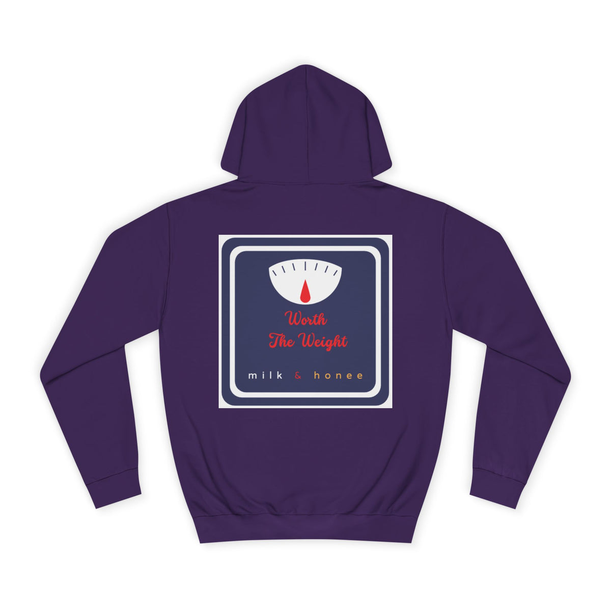 M&H Hoodie — "Worth" Graphic College Pullover