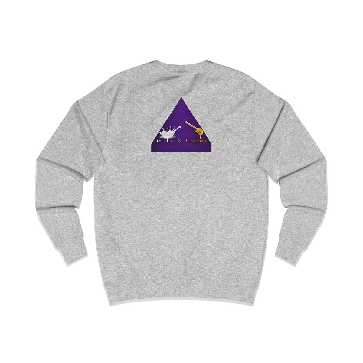 Sweatshirt — "rich. sweet. thick. 2."  Retro Typography Crewneck