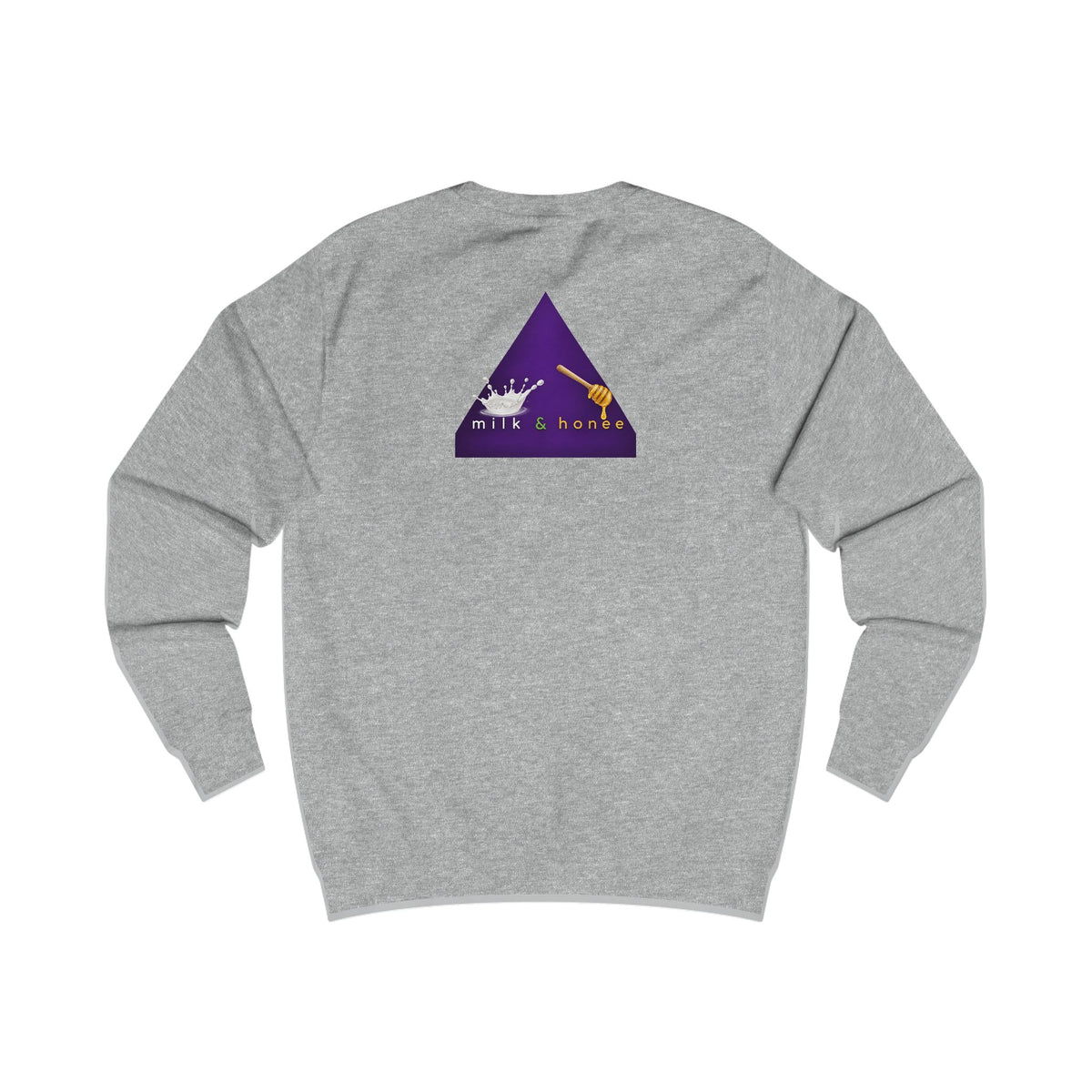 Sweatshirt — "rich. sweet. thick. 2."  Retro Typography Crewneck