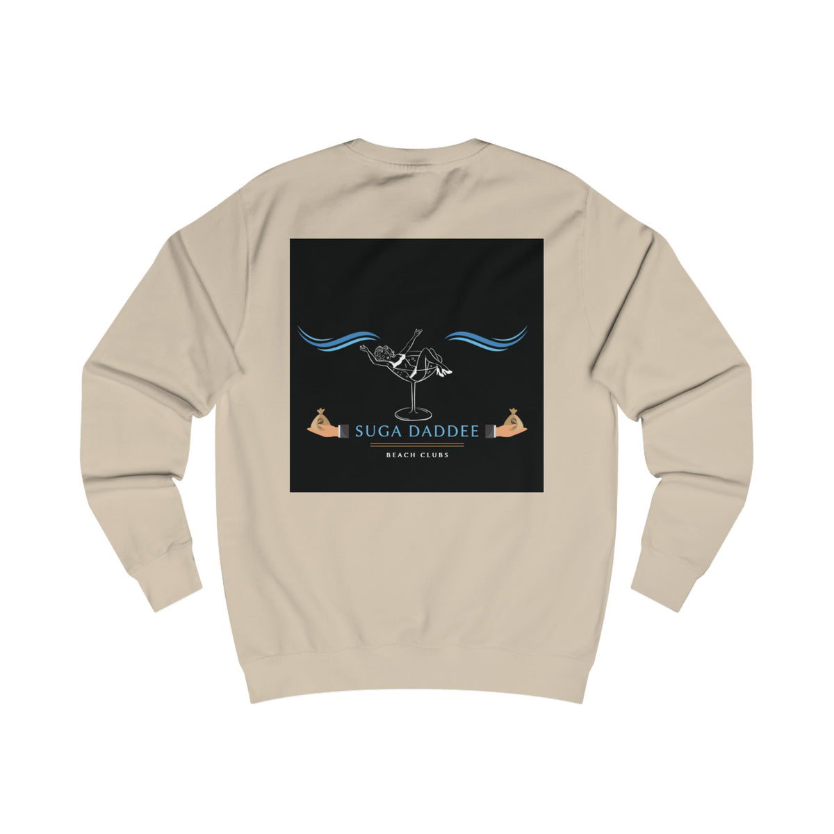 Suga Daddee Beach Sweatshirt — Graphic Luxe Crewneck