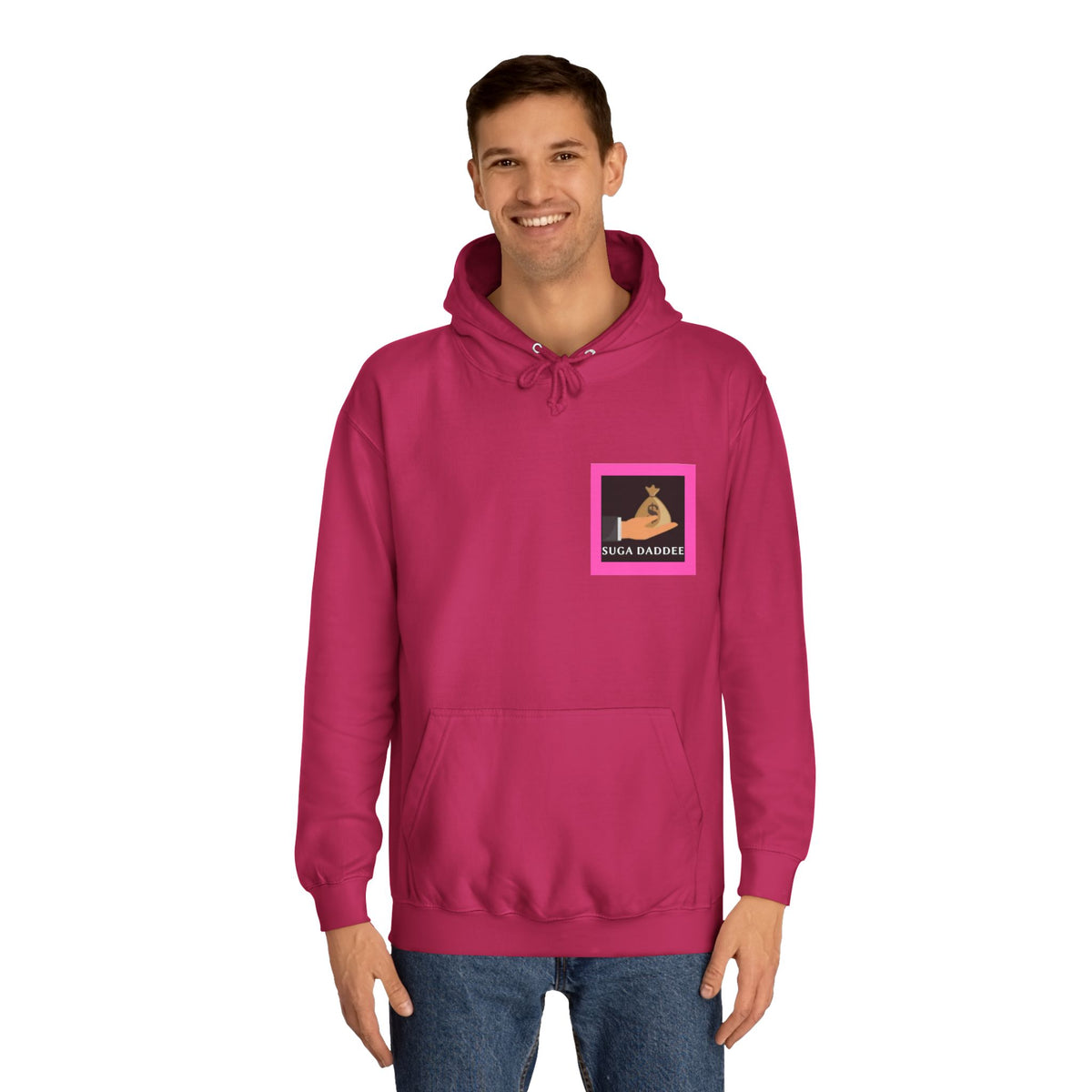College Hoodie — Retro Neon 'Royale' Graphic Pullover