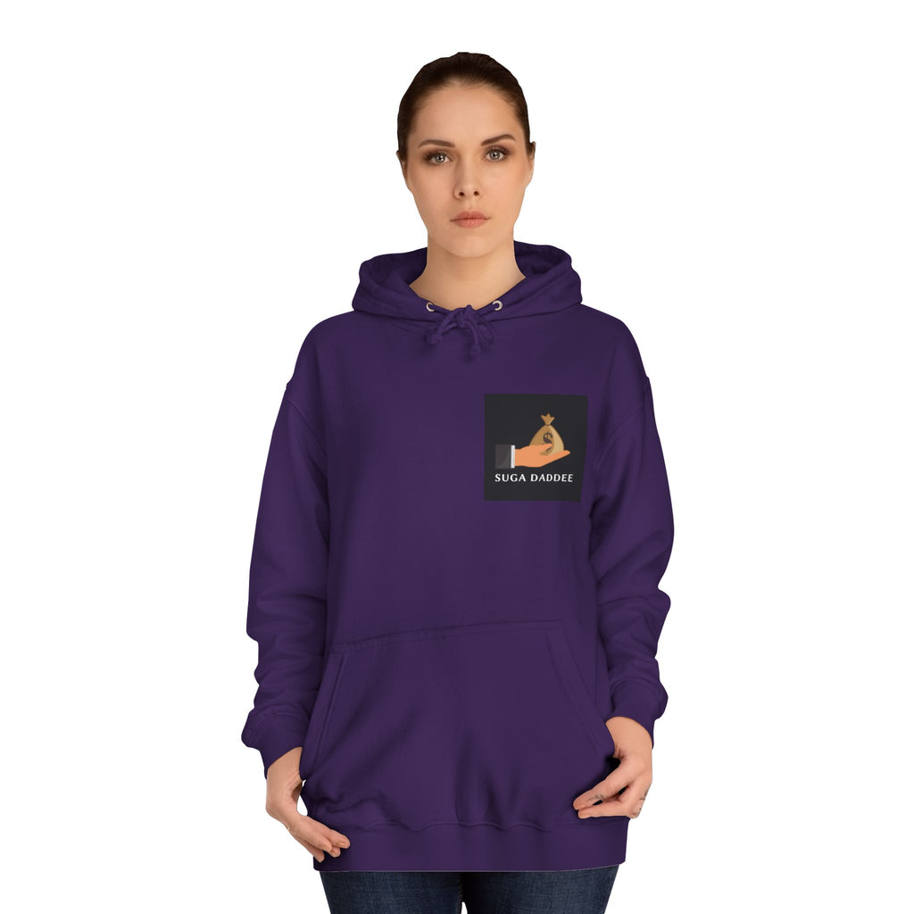 College Hoodie — Retro 'SD' Graphic Pullover