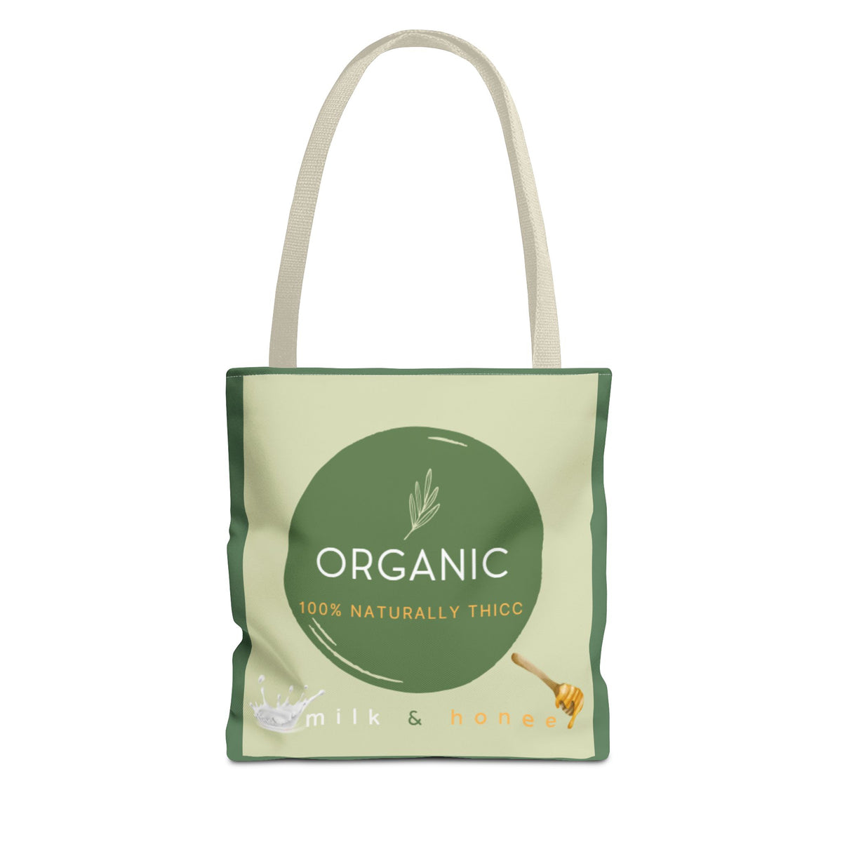 ALT Organic Milk & Honee Tote Bag — Natural, Eco-Friendly Market Tote