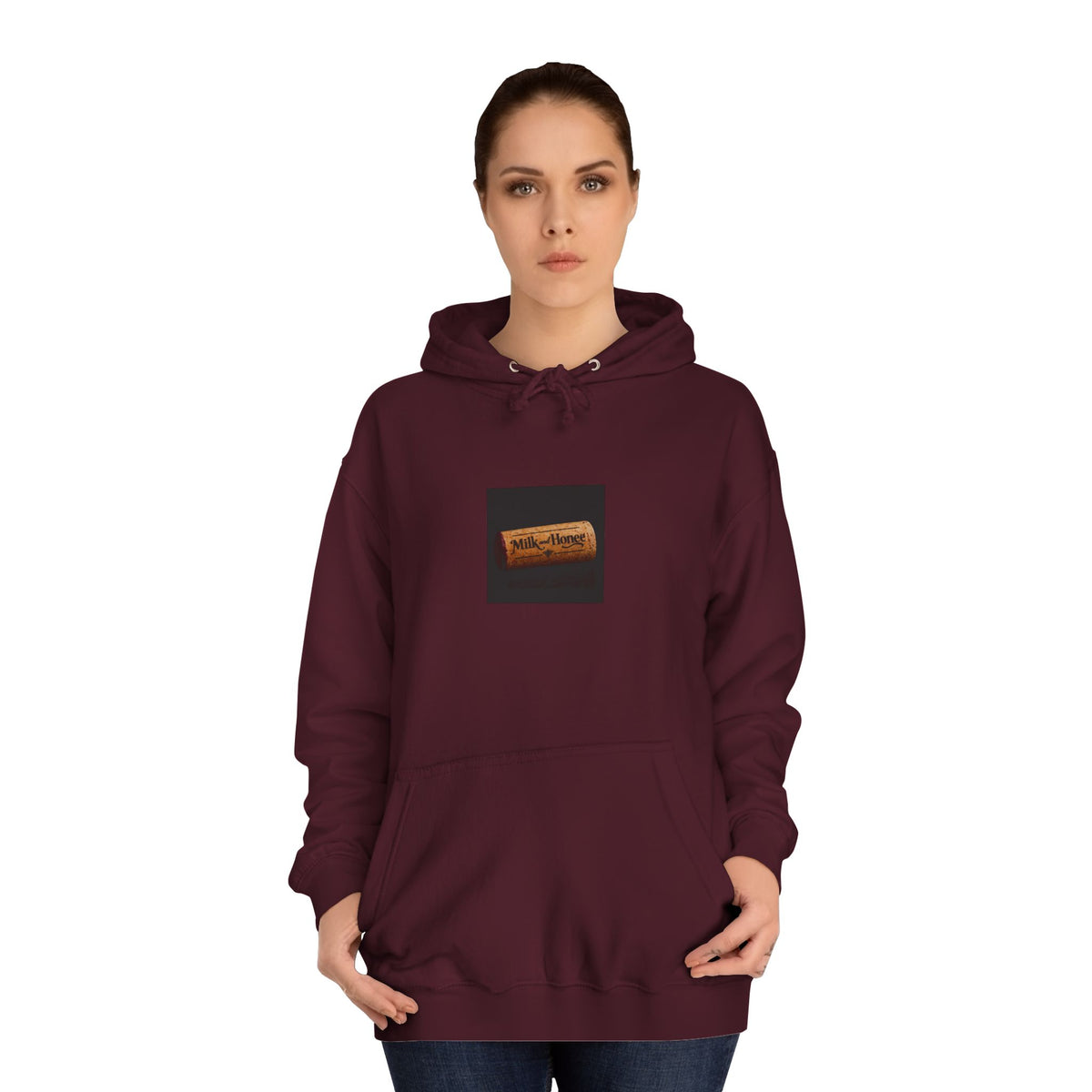 Wine Club Hoodie — "M&H Rose 2" Graphic College Pullover