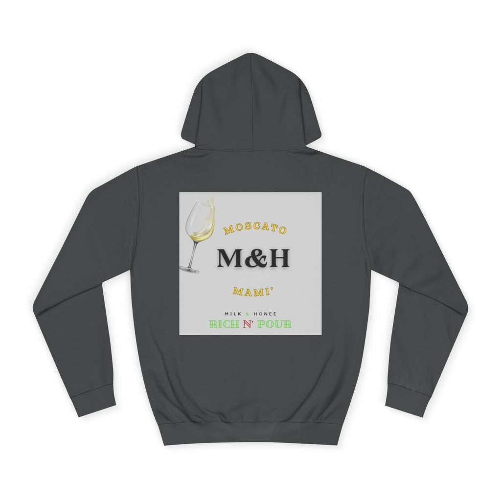 Wine Club Hoodie — "M&H Moscato" Graphic College Pullover