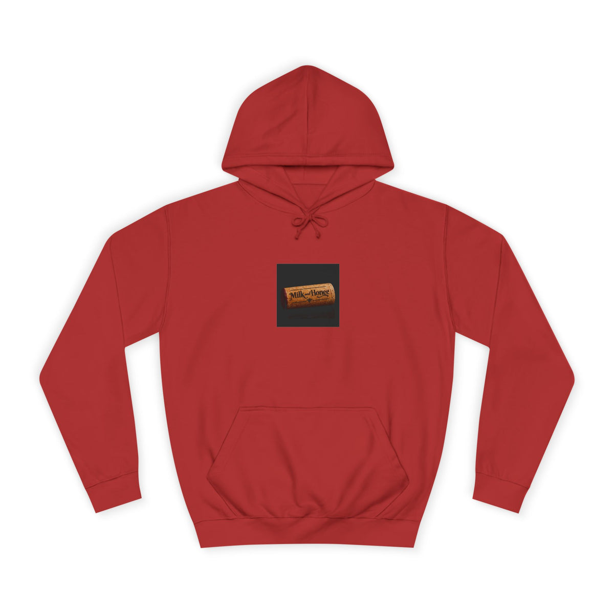 Wine Club Hoodie — "M&H Pink Rose" Graphic College Pullover