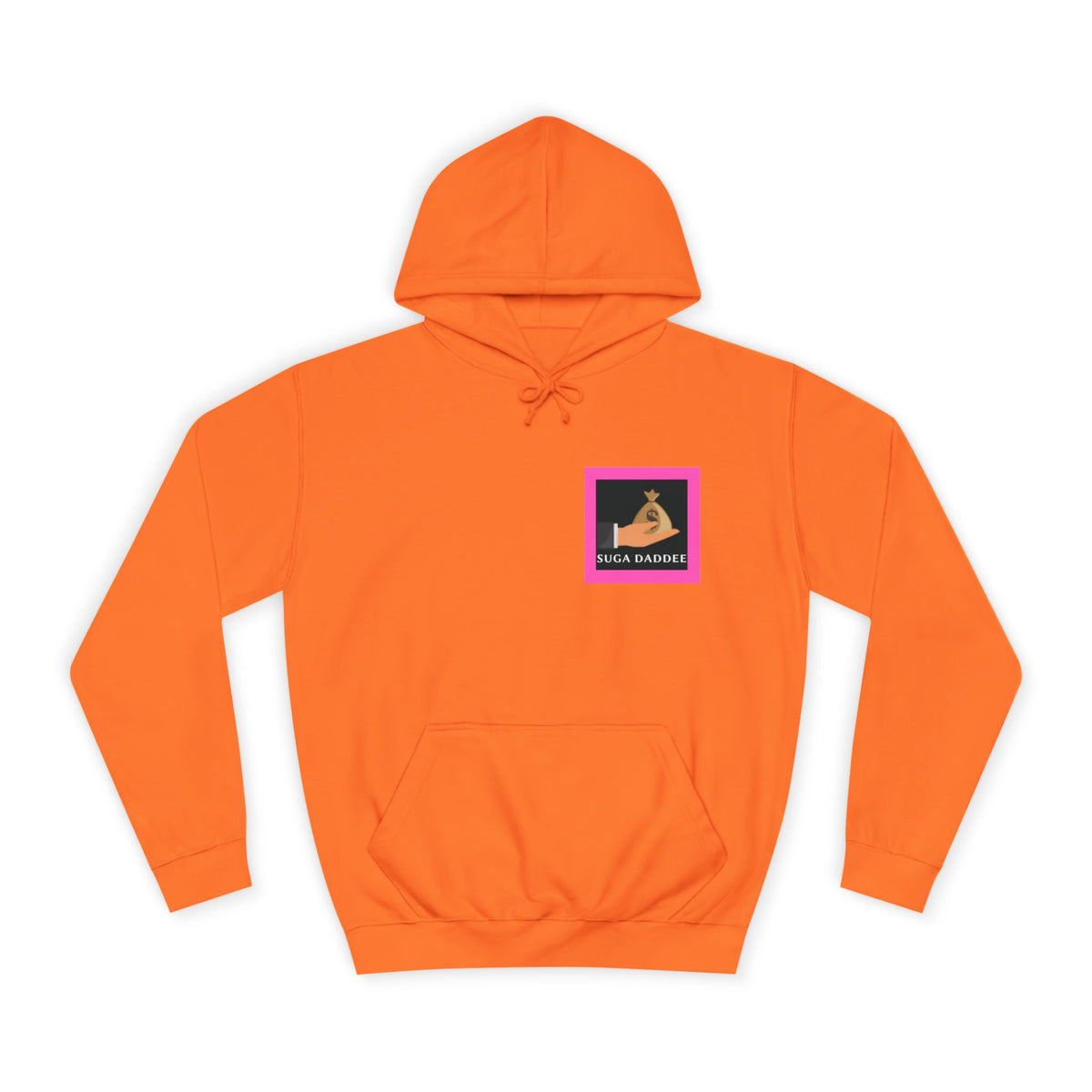College Hoodie — Retro Neon 'Brozart' Graphic Pullover