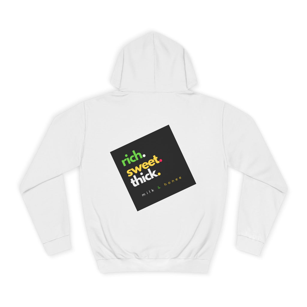 "Rich Sweet Thick" Graphic College Pullover