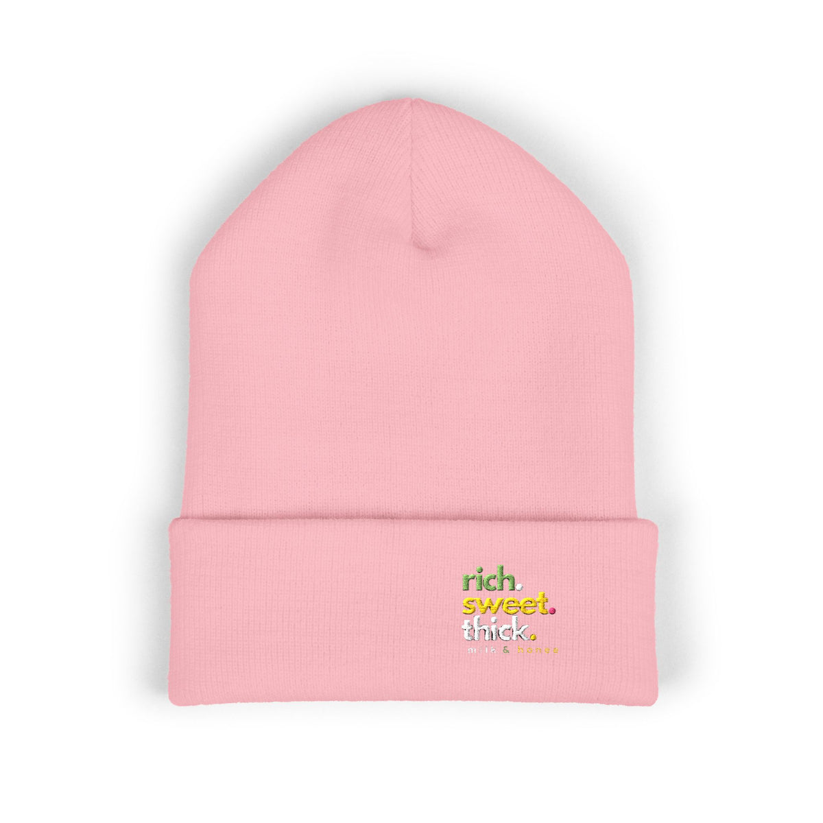 RICH SWEET THICK Beanie — Minimal Adventure Cuffed Hat