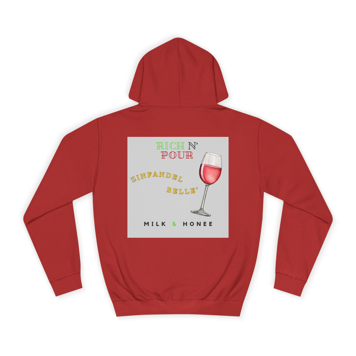 Wine Club Hoodie — "M&H Zinner" Graphic College Pullover