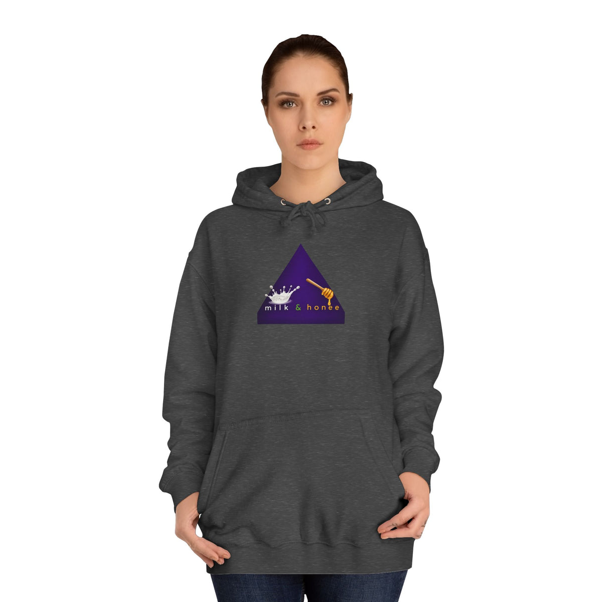 M&H Hoodie — "Thicc" Graphic College Pullover