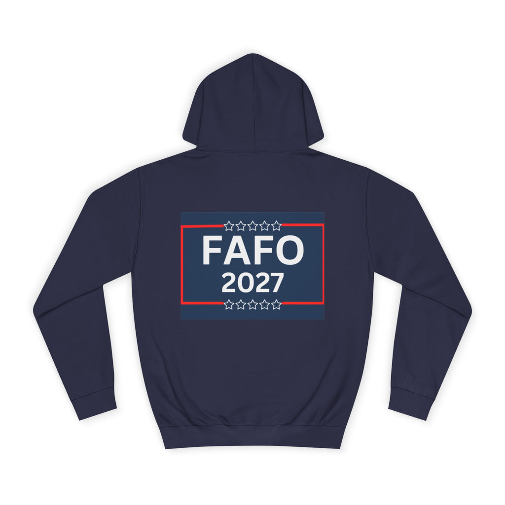 M&H Hoodie — "FAFO27" Graphic College Pullover