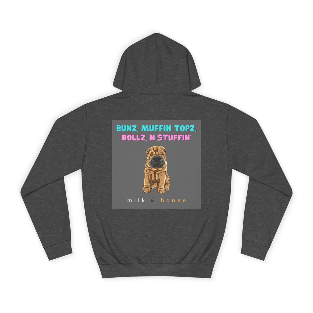 M&H Hoodie — "Muffin Topz" Graphic College Pullover