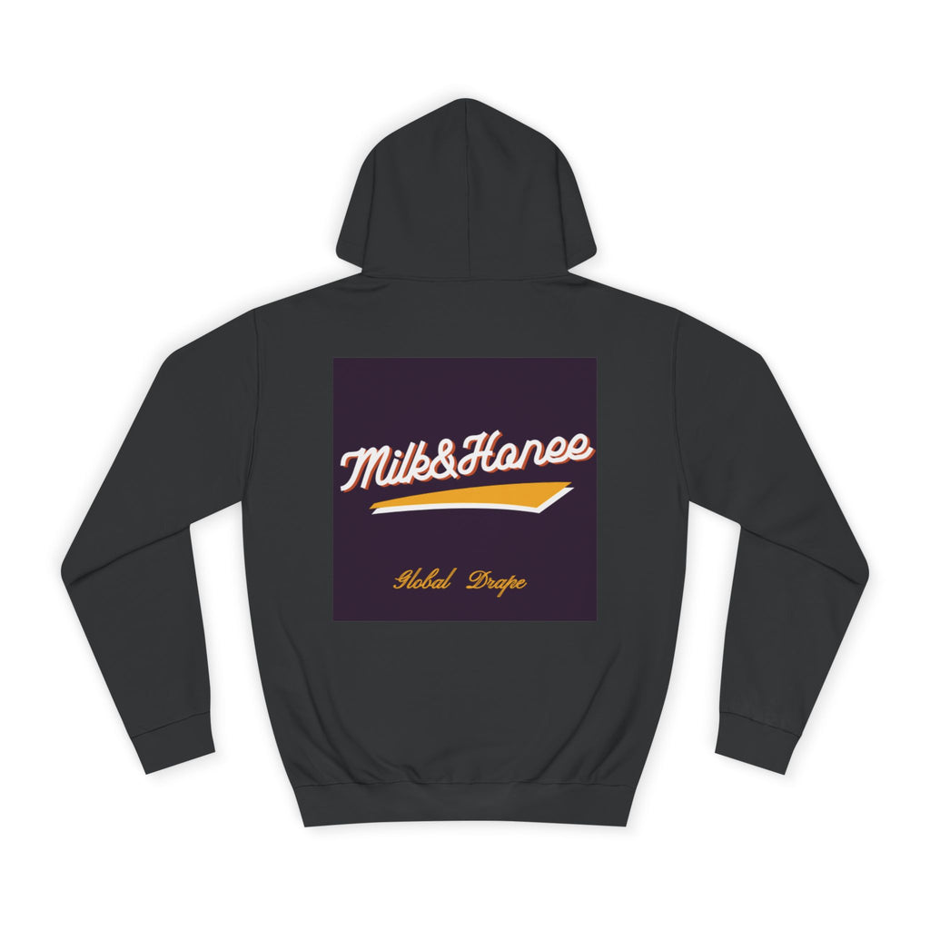 M&H Hoodie — "Drape" Graphic College Pullover