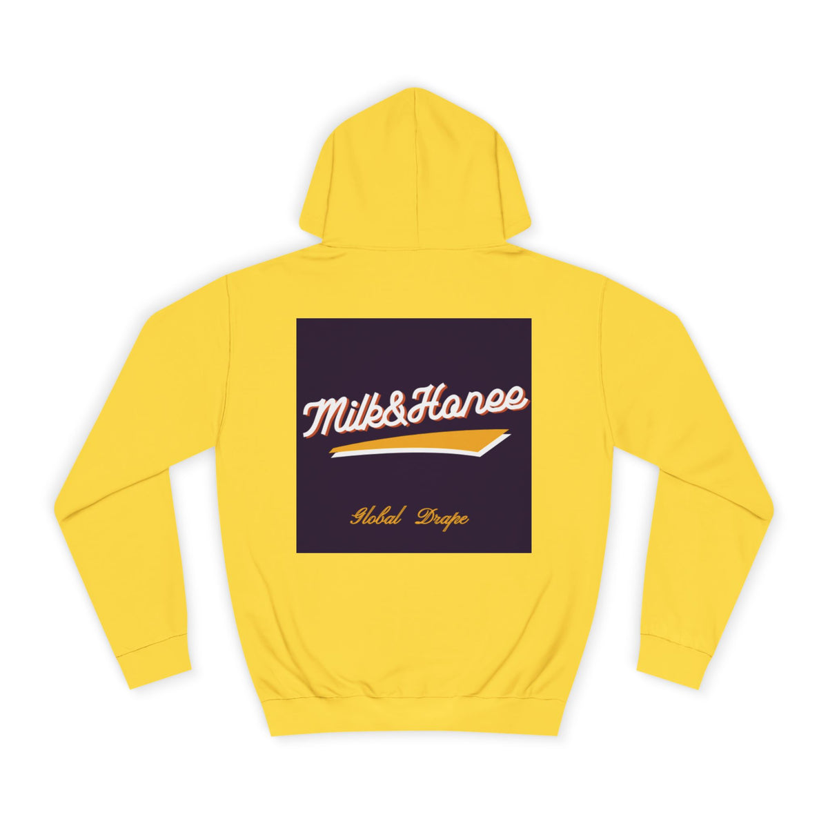 M&H Hoodie — "Drape" Graphic College Pullover
