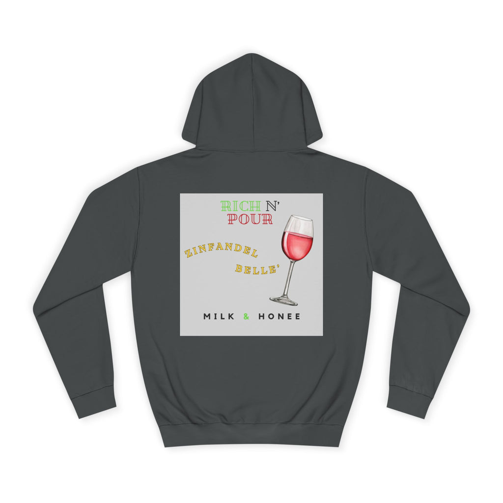 Wine Club Hoodie — "M&H Zinner" Graphic College Pullover