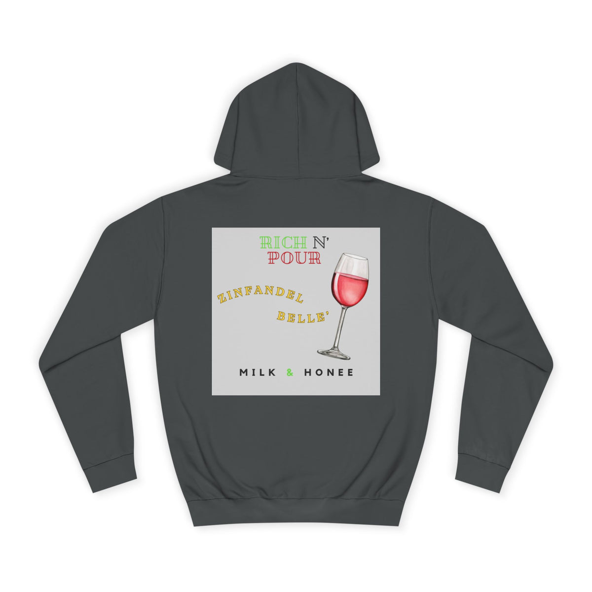 Wine Club Hoodie — "M&H Zinner" Graphic College Pullover