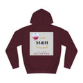 Wine Club Hoodie — "M&H Pink Rose" Graphic College Pullover