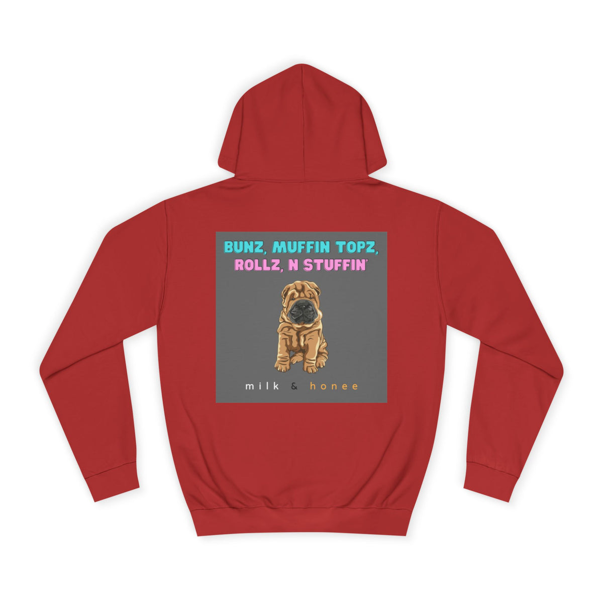 M&H Hoodie — "Muffin Topz" Graphic College Pullover