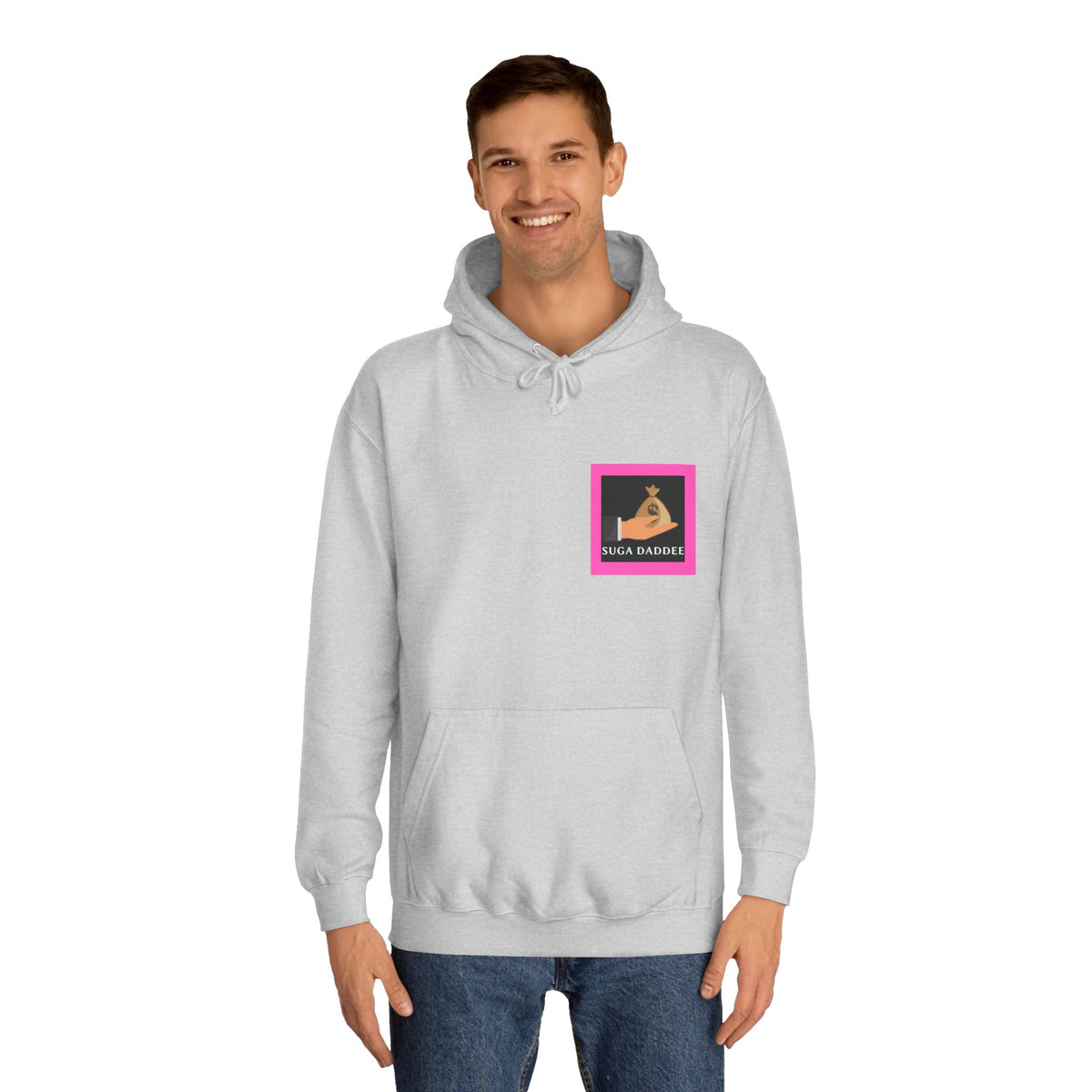 College Hoodie — Retro Neon 'Royale' Graphic Pullover