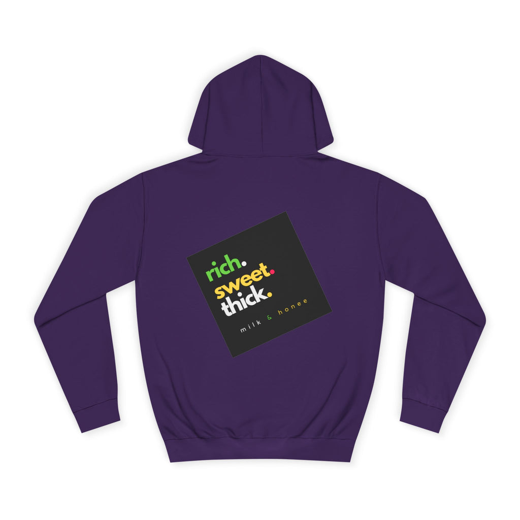"Rich Sweet Thick" Graphic College Pullover