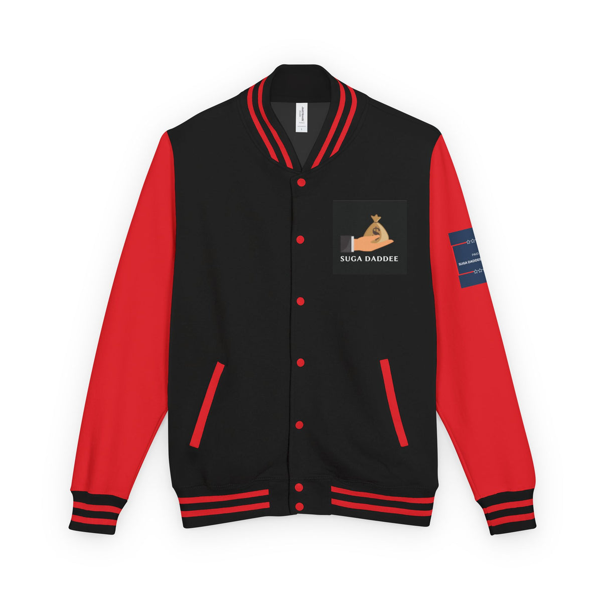 Letterman Jacket -SD Logo 2027 Varsity Style Red & White