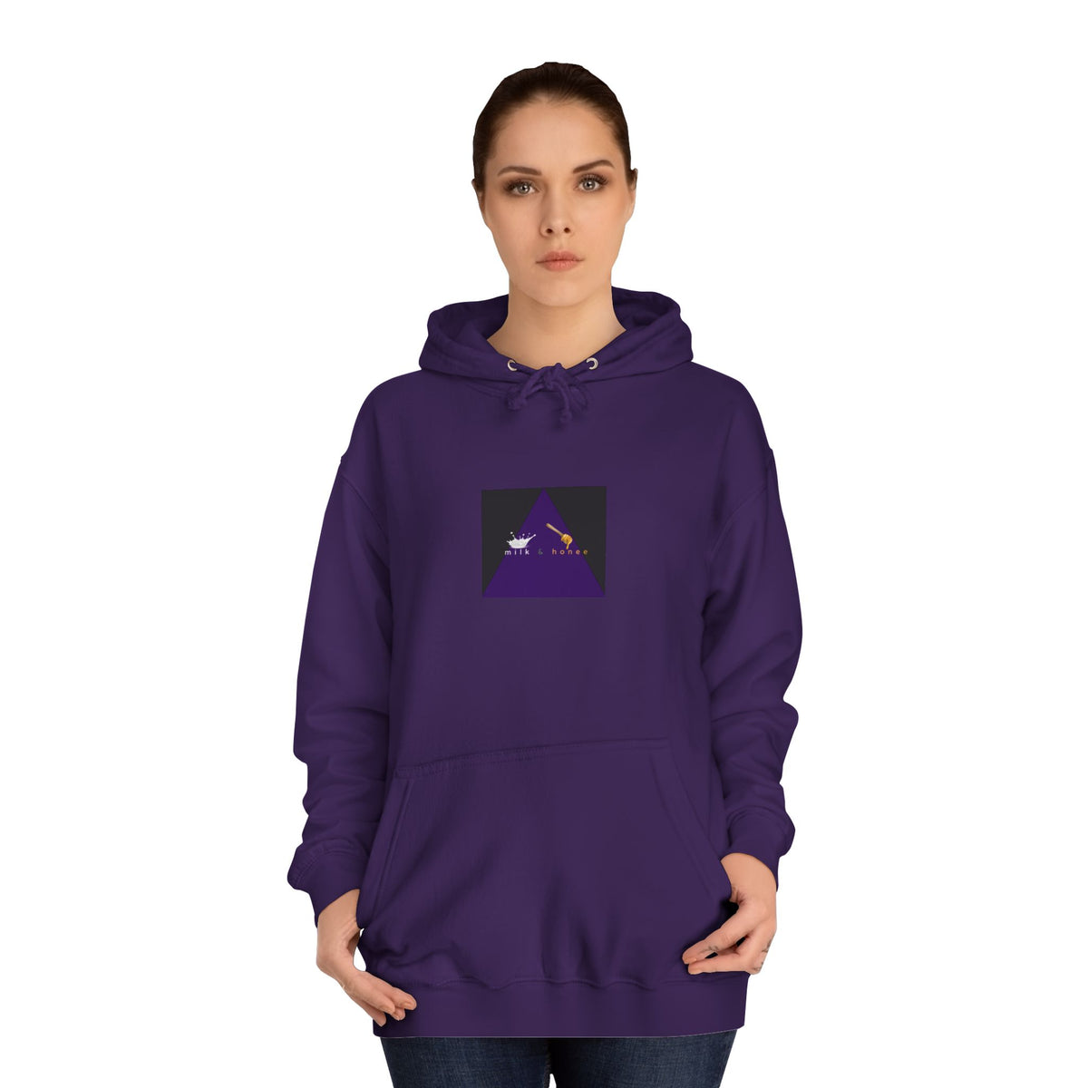M&H Hoodie — "Drape" Graphic College Pullover