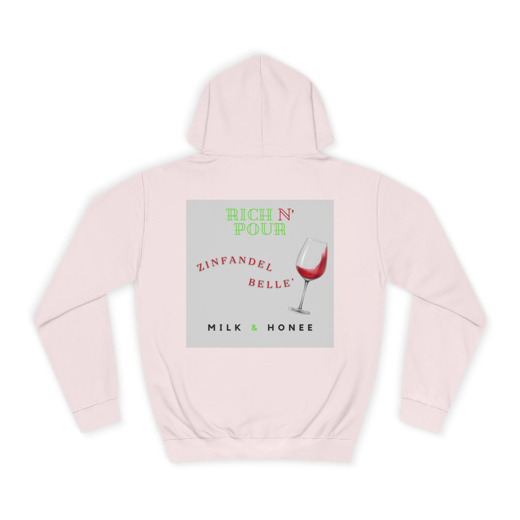 Wine Club Hoodie — "M&H Zinner 2" Graphic College Pullover