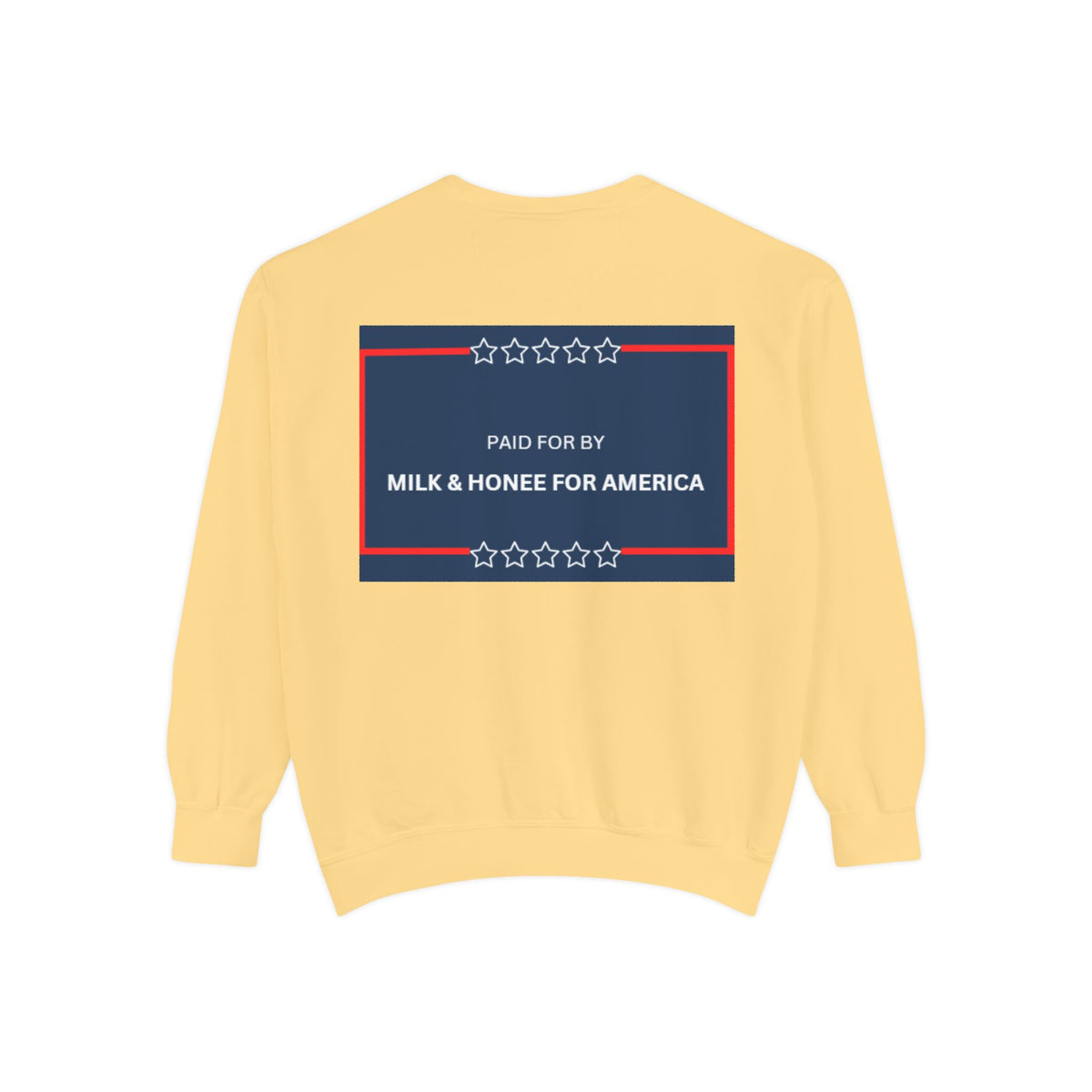 FAFO 2026 Sweatshirt — Political Parody Crewneck (Milk & Honee for America)