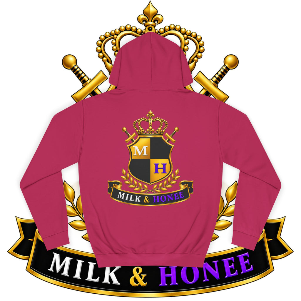 M&H Hoodie — "QUEEN'S CREST" Graphic College Pullover