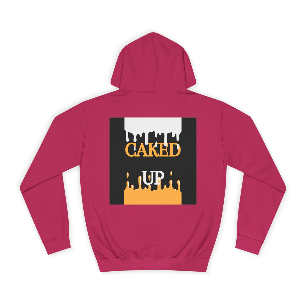 M&H Hoodie — "Caked Up" Graphic College Pullover