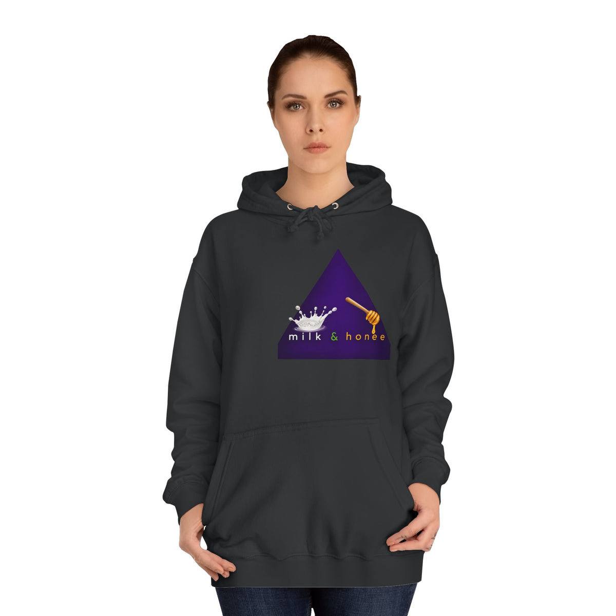 M&H Hoodie — "QUEEN'S CREST" Graphic College Pullover