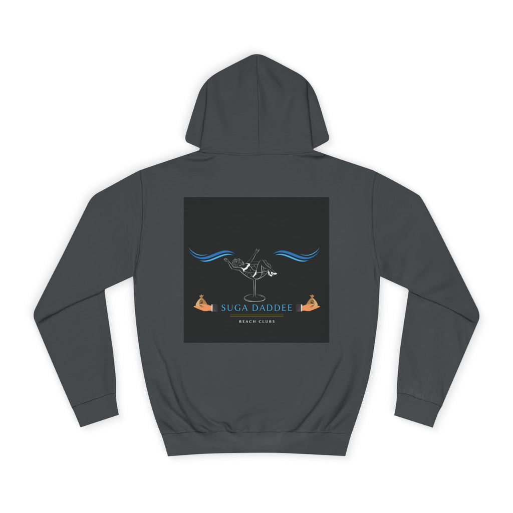 College Hoodie — Retro 'Beach Club' Graphic Pullover