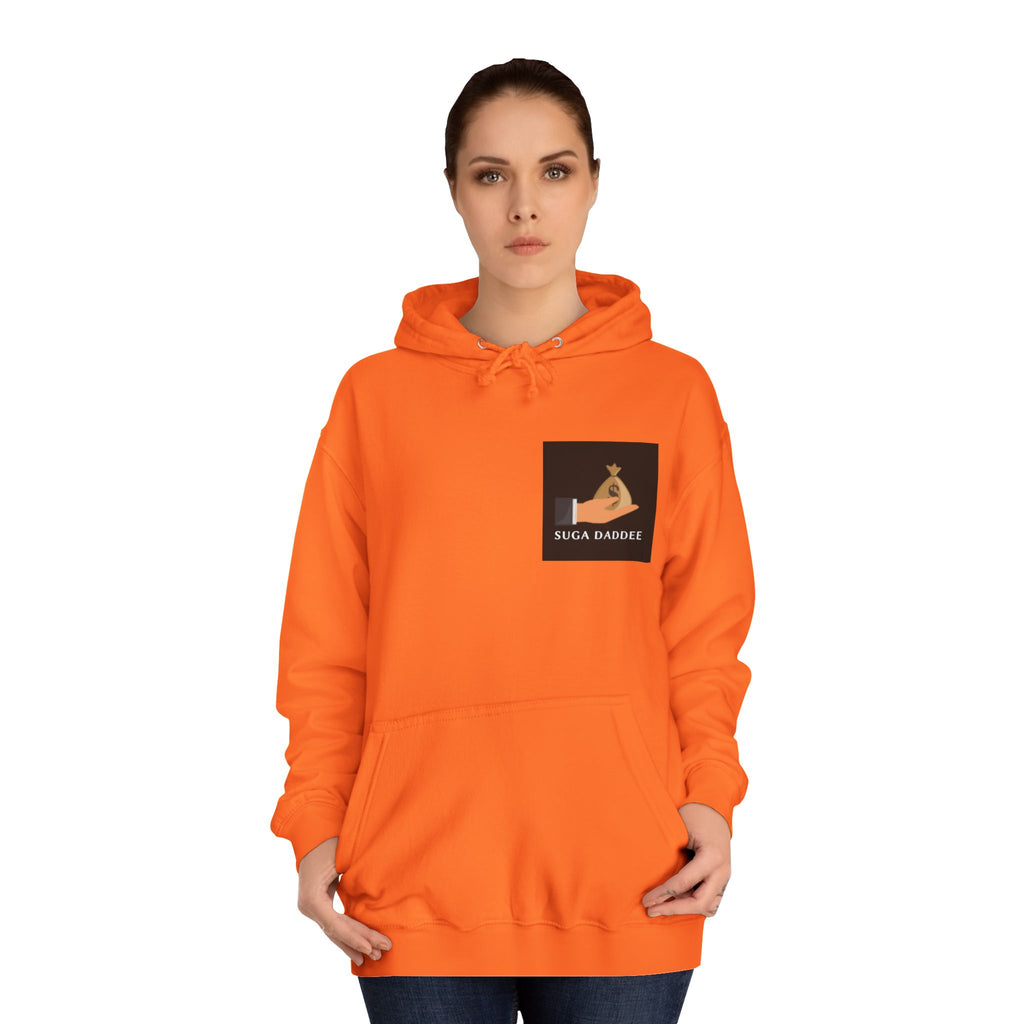 College Hoodie — Retro 'SD' Graphic Pullover