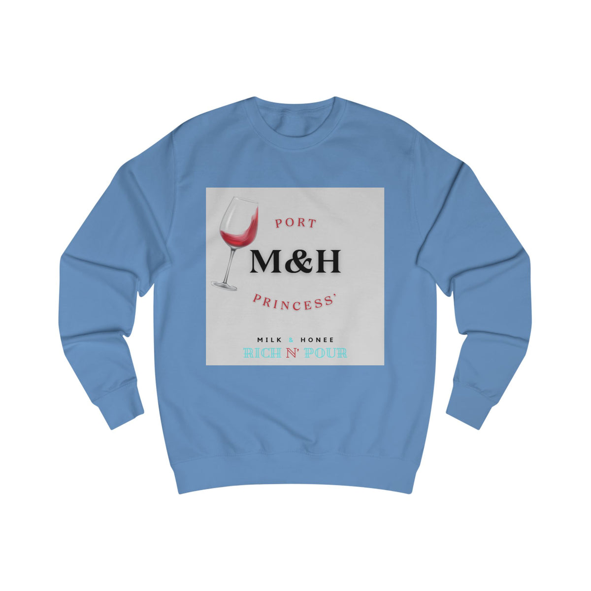"M&H" Princess Sweatshirt — Port Milk N' Honee Crewneck