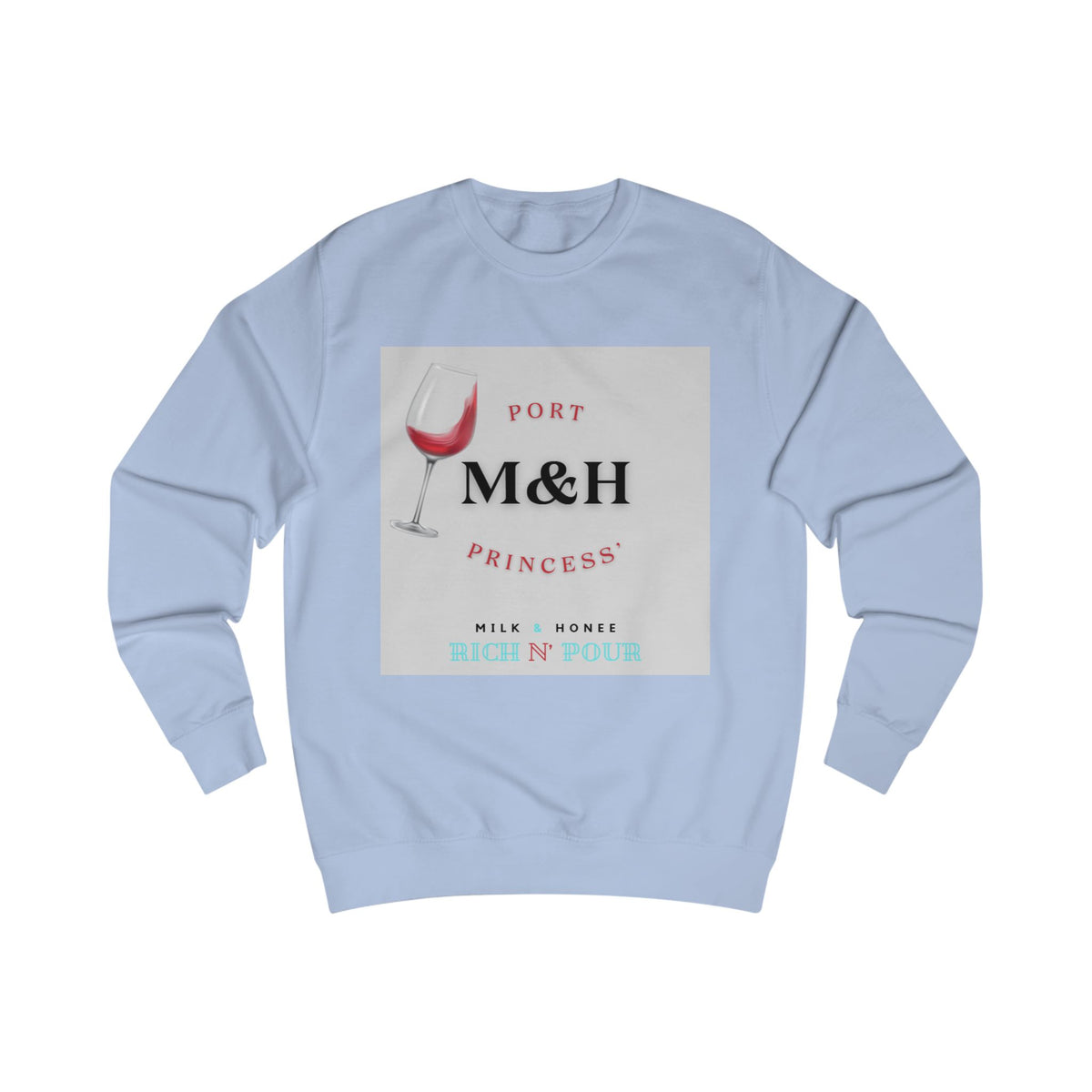 "M&H" Princess Sweatshirt — Port Milk N' Honee Crewneck