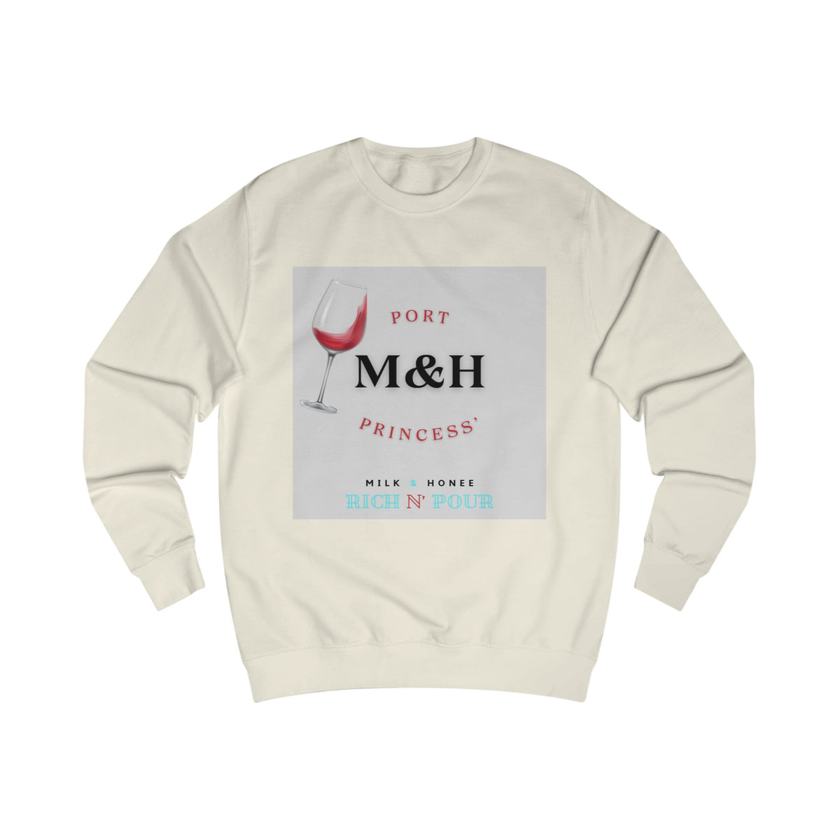 "M&H" Princess Sweatshirt — Port Milk N' Honee Crewneck
