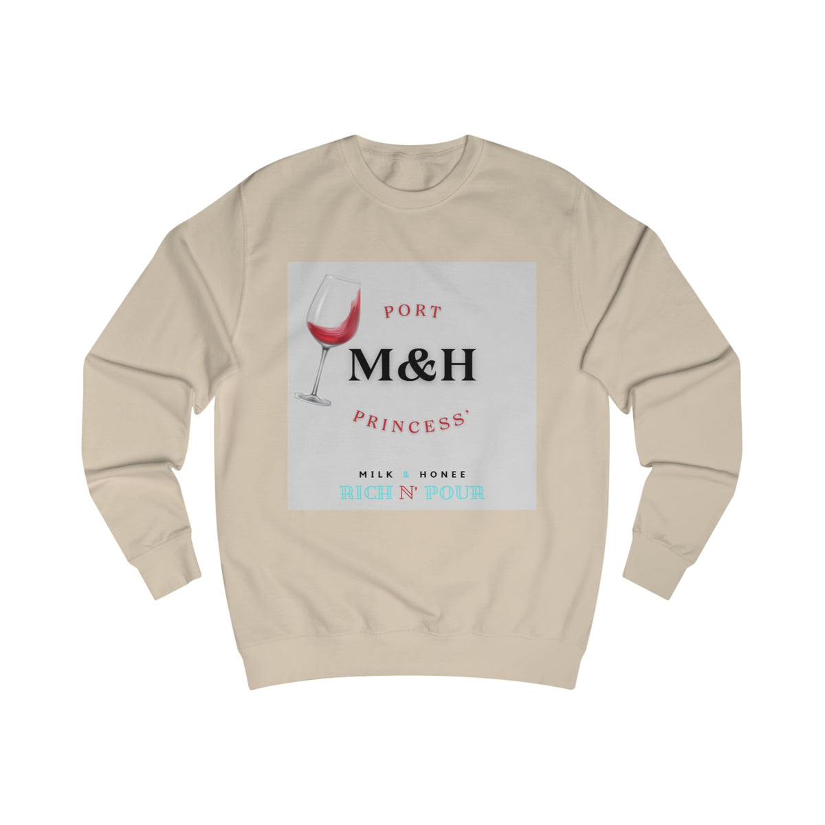 "M&H" Princess Sweatshirt — Port Milk N' Honee Crewneck