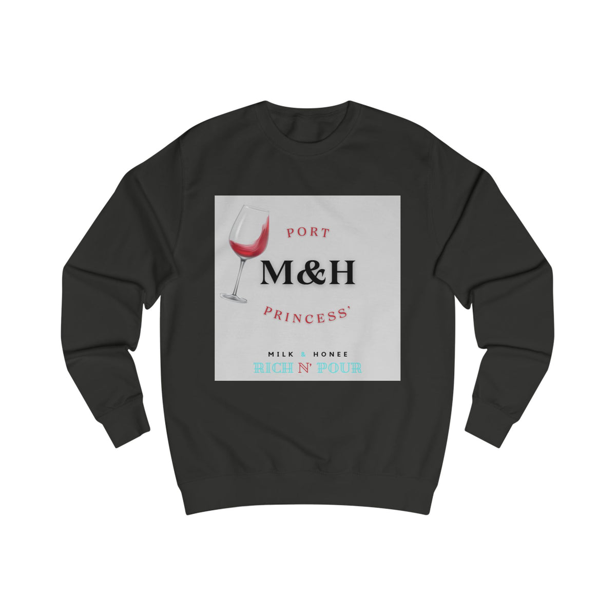 "M&H" Princess Sweatshirt — Port Milk N' Honee Crewneck